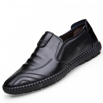 Autumn Winter Men's Casual Lace Shoes Male Leather Shoes