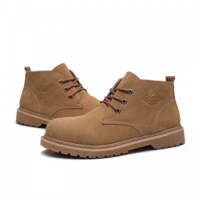 Autumn and Winter Men High Shoes Thick Platform Tooling Boot